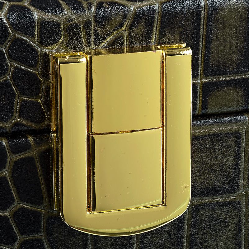 Golden lock button