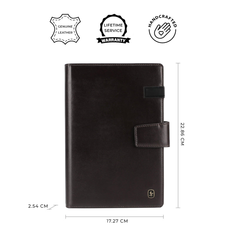 Premium leather notebook