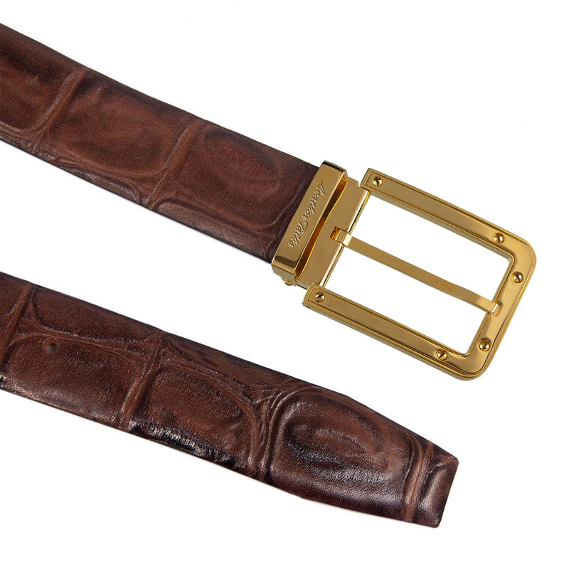 Great Dane Genuine Leather Belt & Wallet Set For Men | Combo Set | Color: Brown