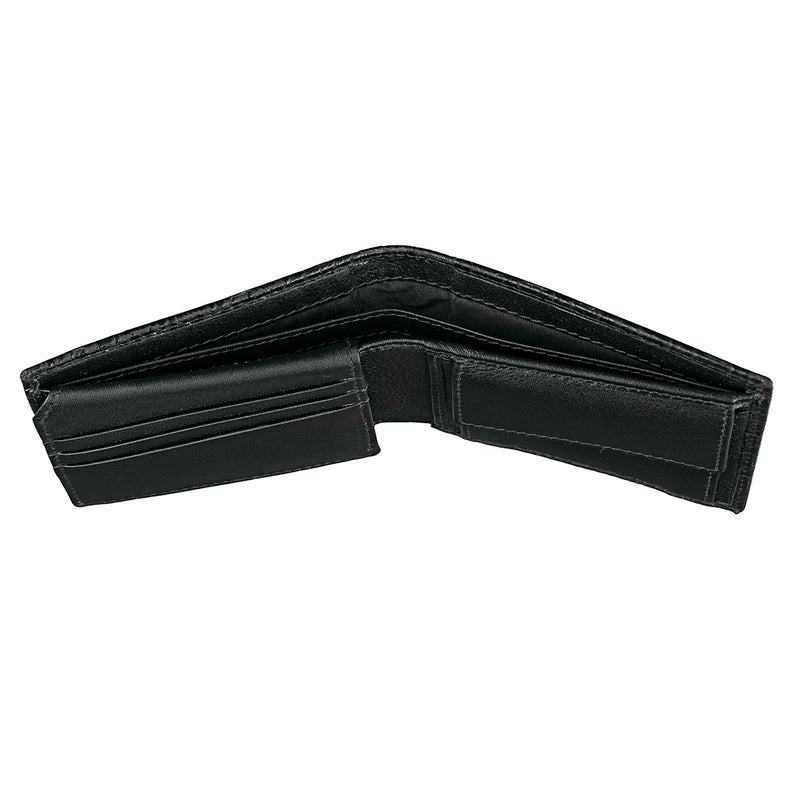 Italian Chatai | Genuine Leather Wallet and Belt Gift Set | Wallet and Belt Combo | Plus Size Mens Belts | Colour: Black