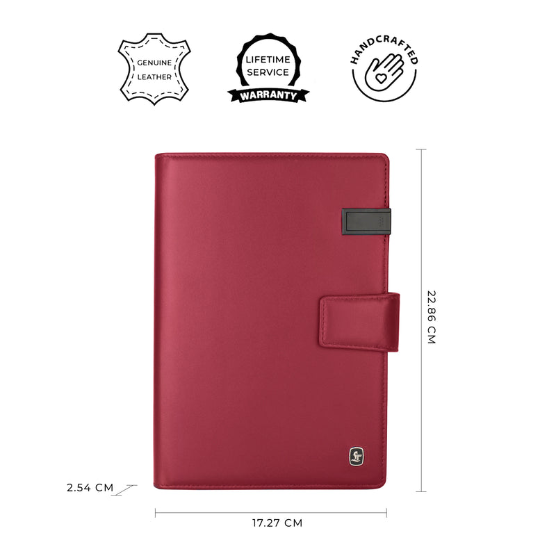 Genuine leather notebook