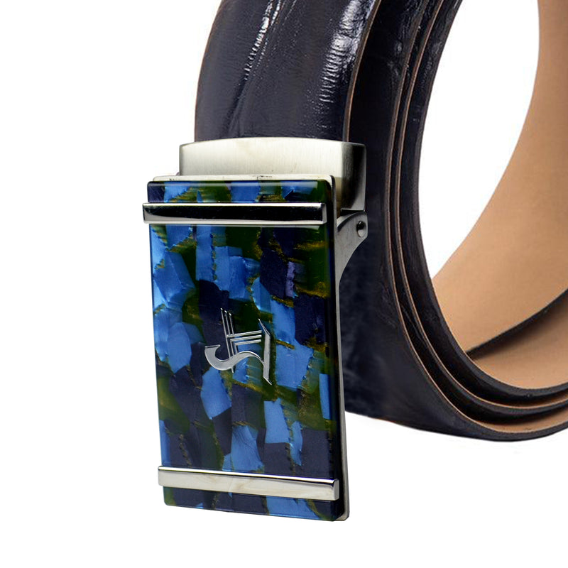 Great Dane | Pure Leather | Leather Belt for Men | Color - Blue