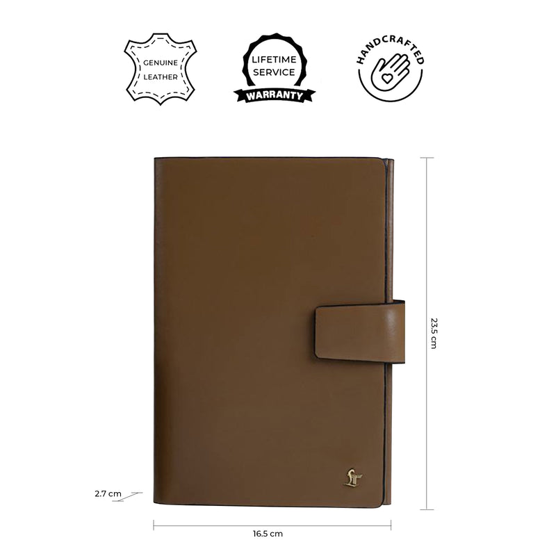 Smart leather notebook