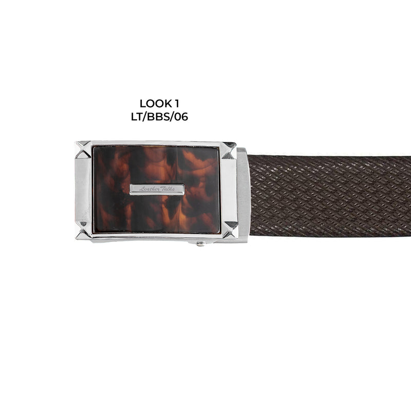 Italian Weave | Genuine Leather | Luxury Leather Belt for Men | Color - Brown