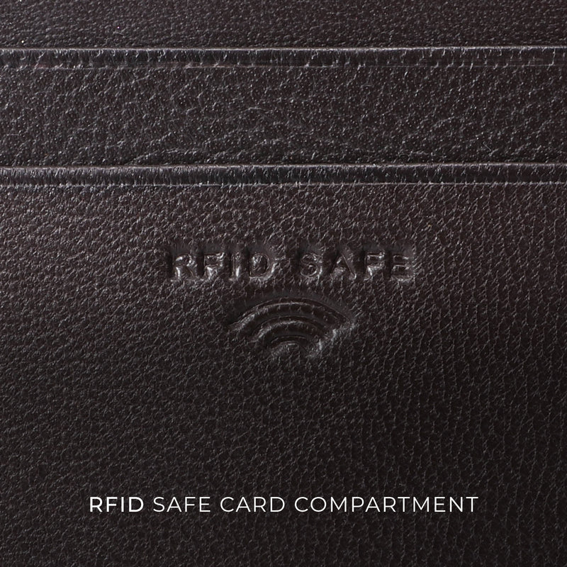 Ricardo Bifold Wallet | Premium Leather Wallet for Men | 100% Genuine Leather | Color: Brown