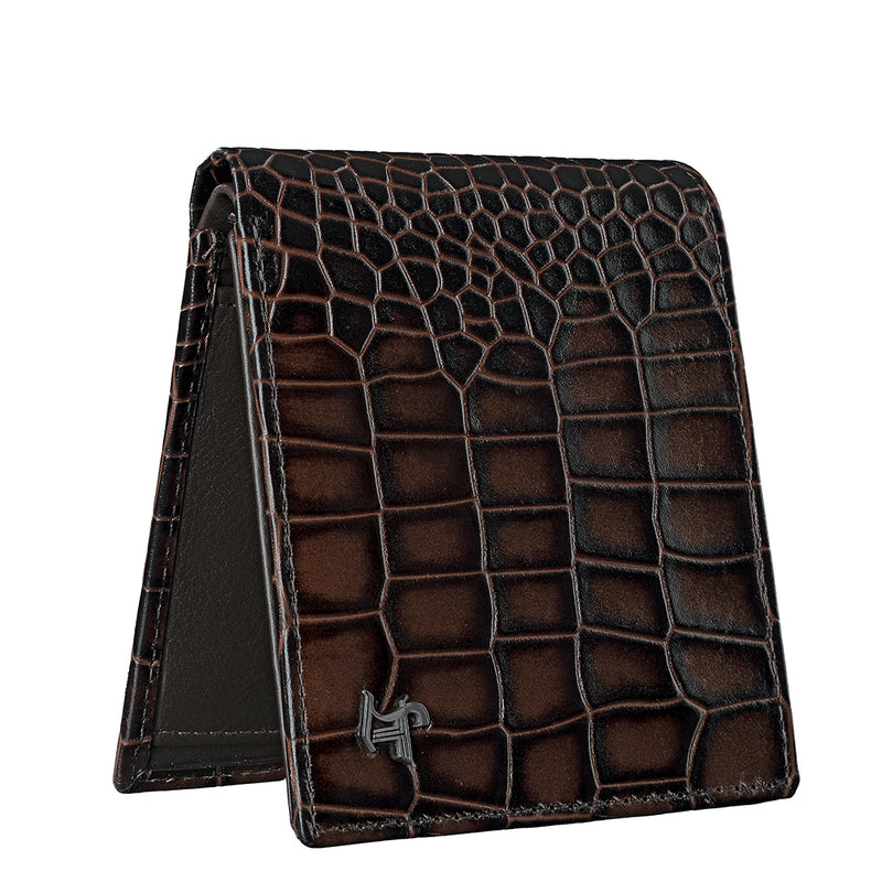 Fab IV Gent's Wallet | Leather Wallet for Men | 100% Genuine Leather | Color: Brown