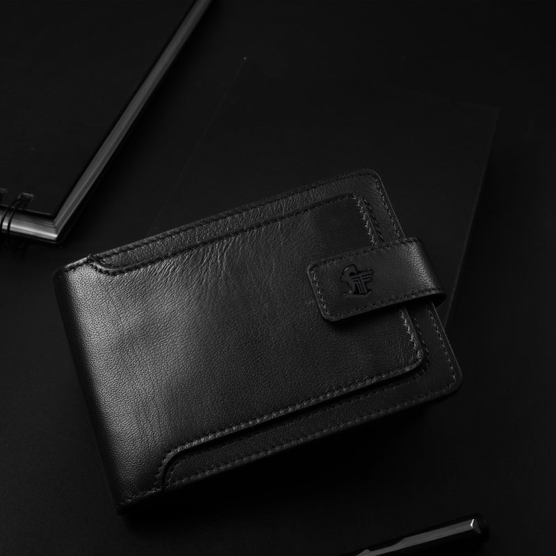 Ricardo Bifold Wallet | Premium Leather Wallet for Men | 100% Genuine Leather | Color: Brown & Black