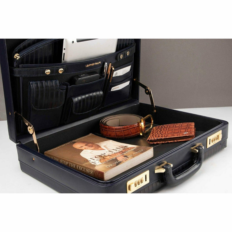 Men’s Leather Attache Case -Leather Talks