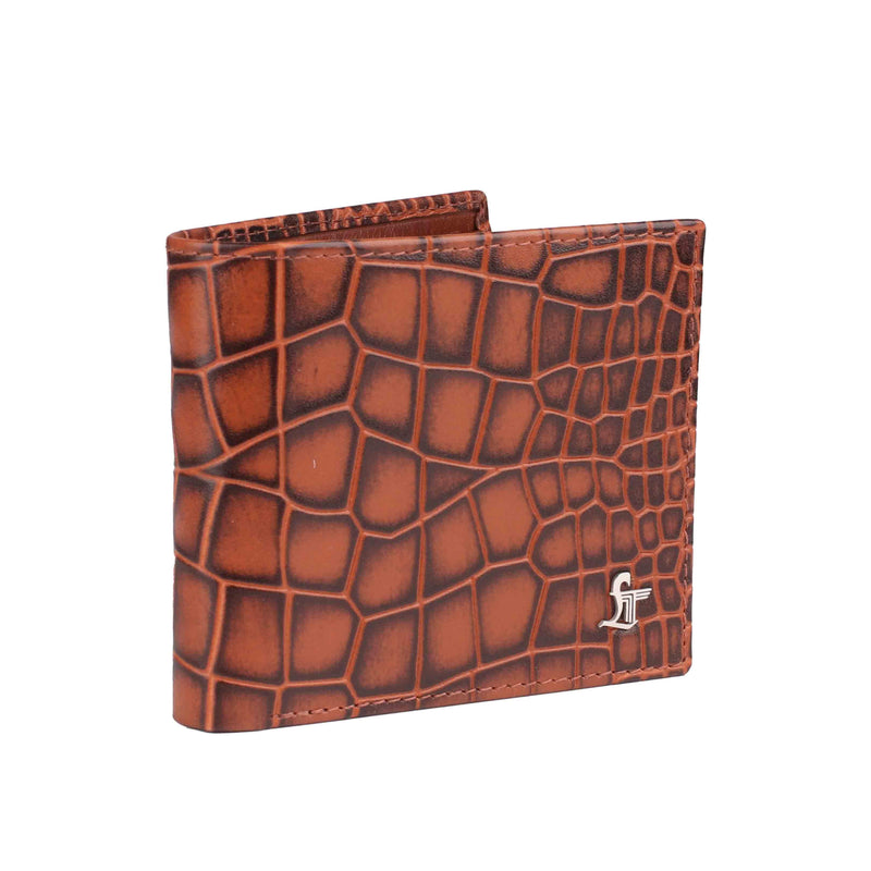 Fab IV Gent's Wallet | Leather Wallet for Men | 100% Genuine Leather | Color: Tan