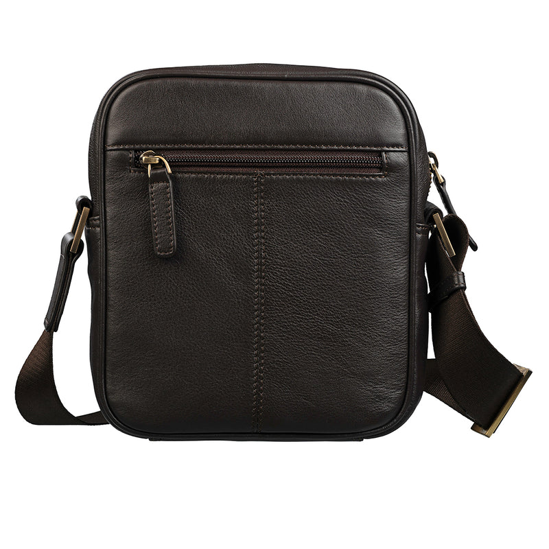 Men's Bag VI Jr. | Leather Messenger Bag For Men | Colour : Brown