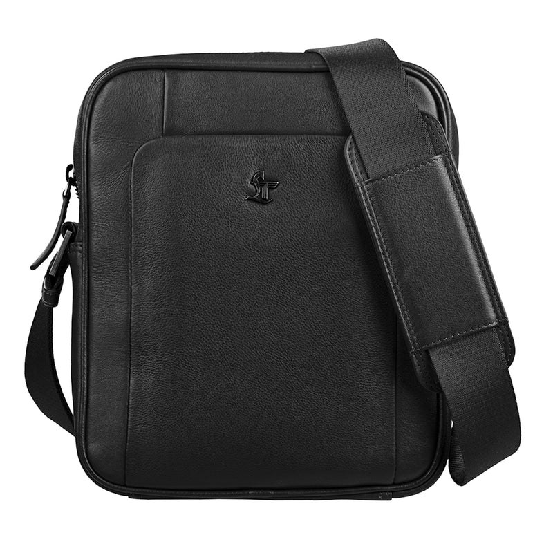 Men's Bag VI Sr. | Leather Messenger Bag For Men | Colour : Black