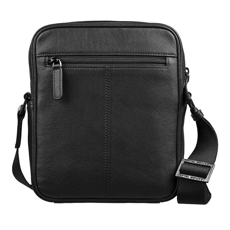 Men's Bag VI Sr. | Leather Messenger Bag For Men | Colour : Black