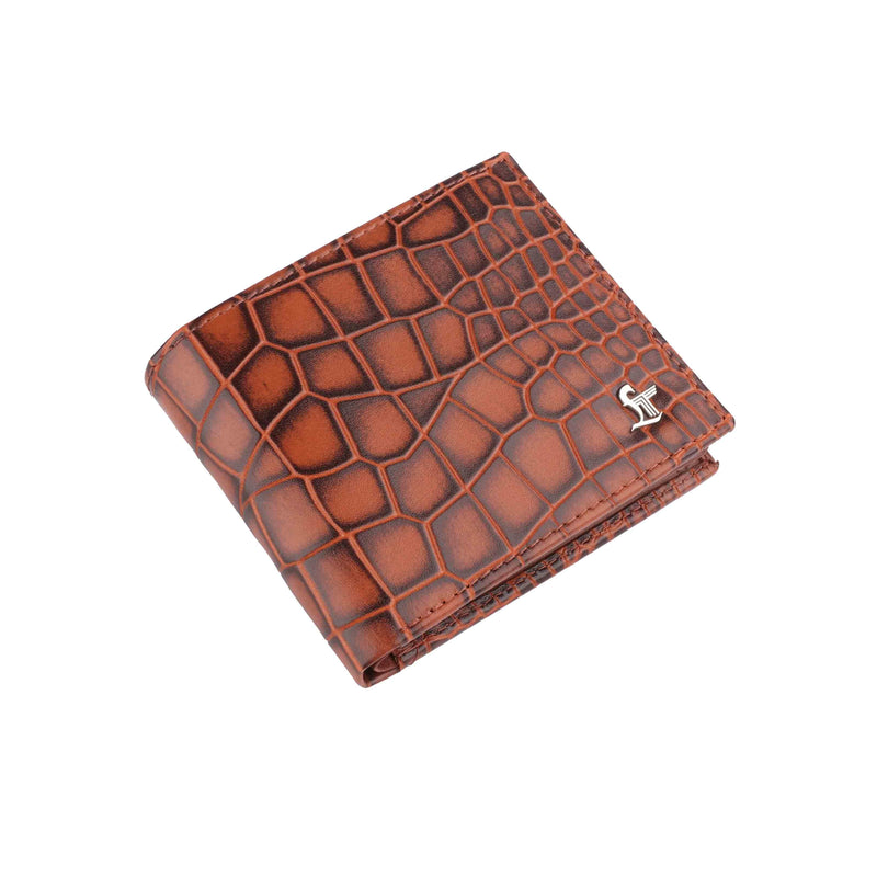 Fab IV Gent's Wallet | Leather Wallet for Men | 100% Genuine Leather | Color: Tan