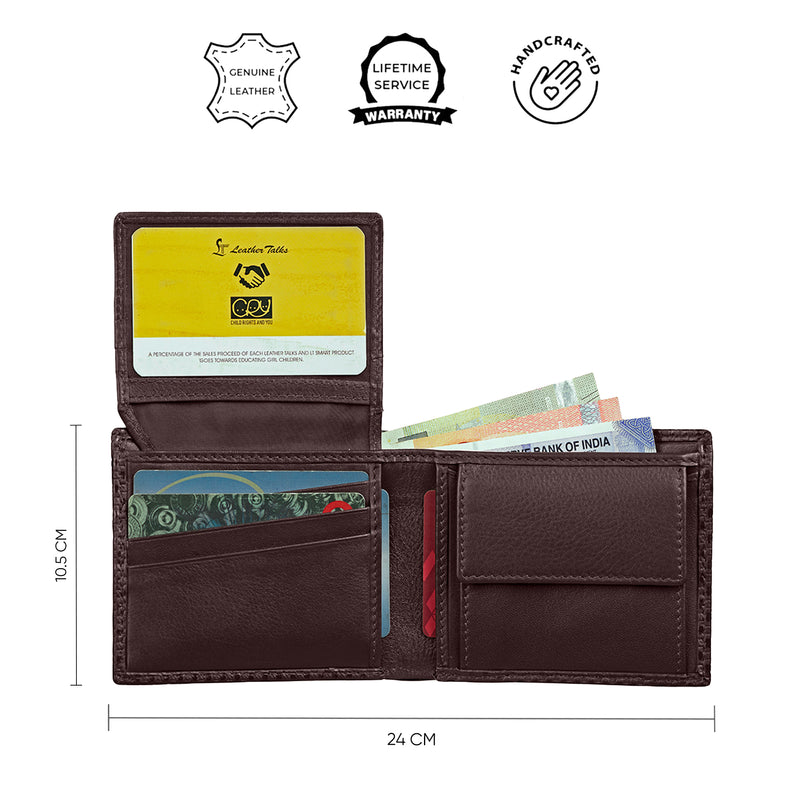 Italian Brick | Men's Leather Wallet | Color: Brown