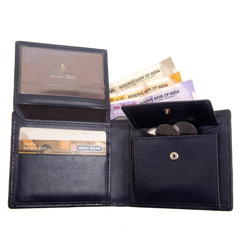 Great Dane | Pure Leather Wallet for Men | 100% Genuine Leather | Lifetime Warranty | Color: Black