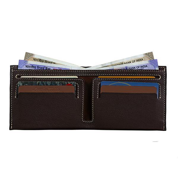 Kevin I | Leather Wallet For Men | 100% Genuine Leather | Lifetime Warranty | Colour: Brown