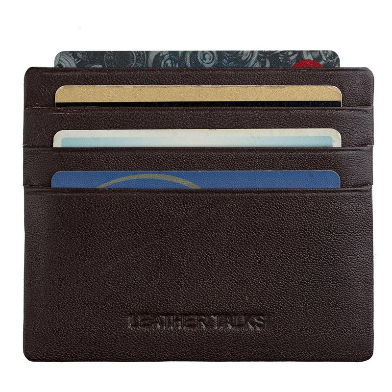 Cruze | Genuine Leather Card Holder | Lifetime Warranty | Brown & Black