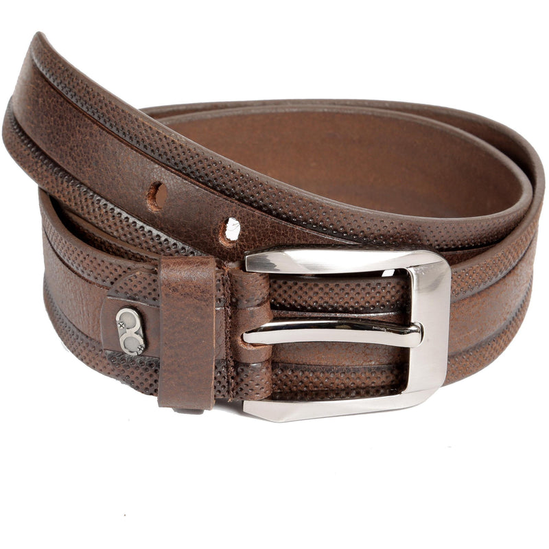 DOTS BELT - Leather Talks- Brown