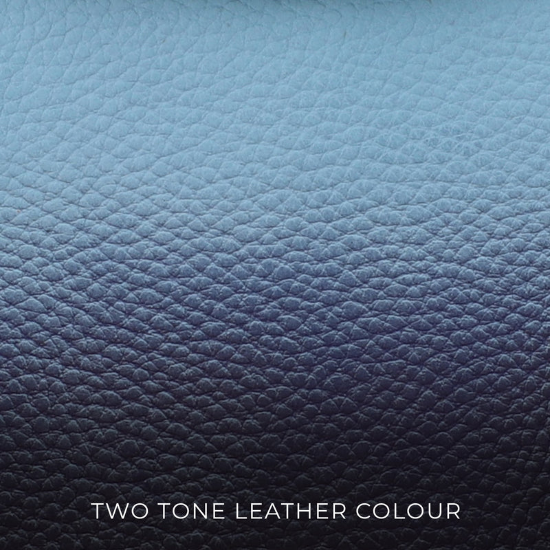 Ombre Collections - Leather Pouch for Women | 100% Genuine Leather | Lifetime Service Warranty | Color: Blue