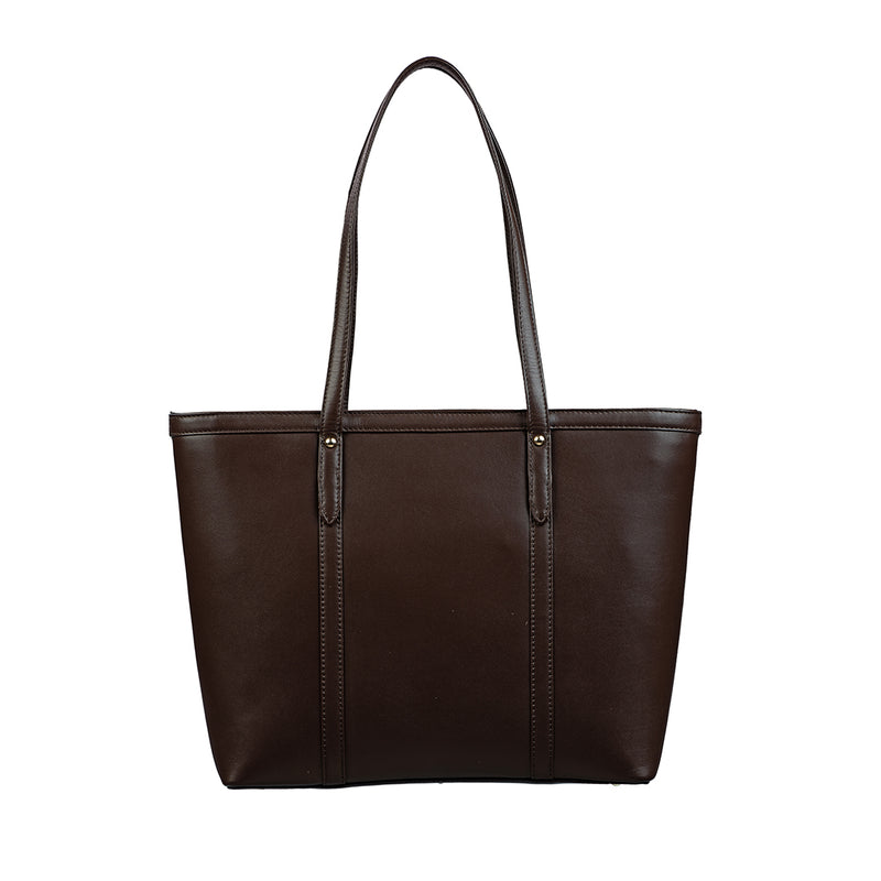 Genuine Leather Tote Bags For Women | Color - Brown