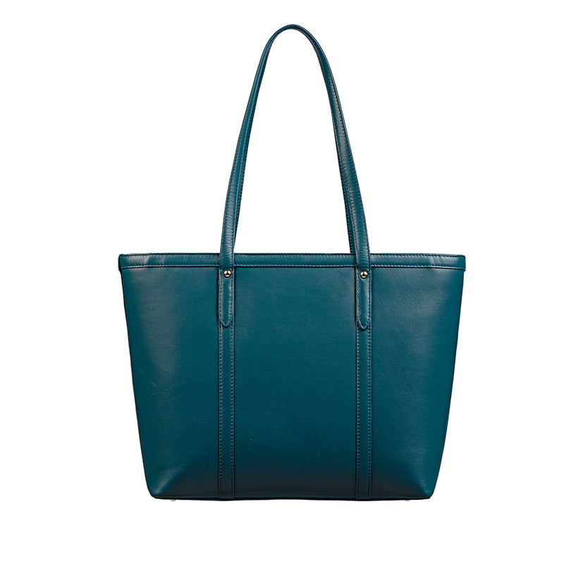 Genuine Leather Tote Bags For Women | Color - Blue