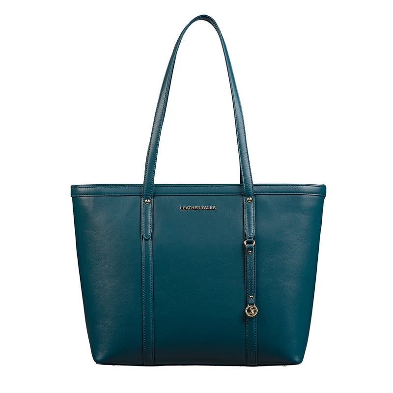 Genuine Leather Tote Bags For Women | Color - Blue