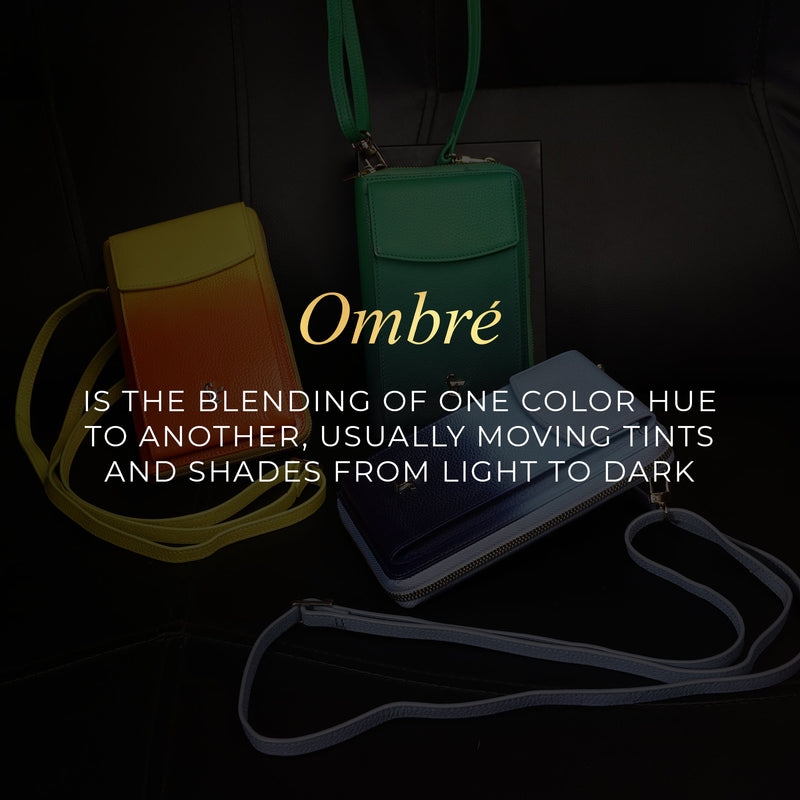 Ombre Collections - Leather Pouch for Women | 100% Genuine Leather | Lifetime Service Warranty