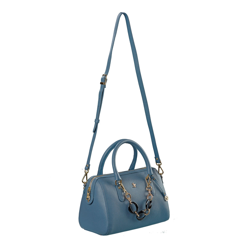 Leather Hand Bag For Women | 100% Genuine Leather | Color: Blue