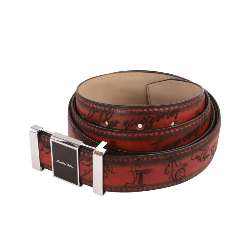 Crawford | Pure Leather Belt for Men | 100% Genuine Leather | Lifetime Warranty | Color: Tan