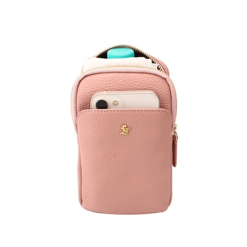 Hydra Mobile Bag for Women | 100% Genuine Leather | Lifetime Service Warranty | Color: Pink