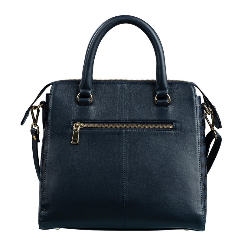 Vivian Hand Bag For Women | 100% Genuine Leather | Color - Blue