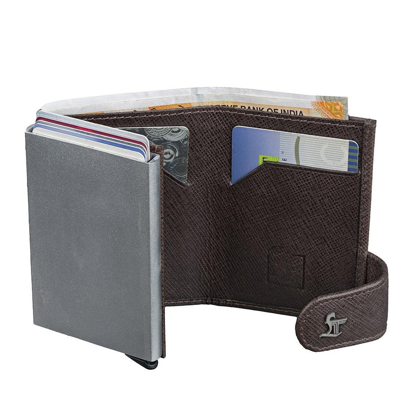 LT RFID Guarded Wallet With Card Case - Leather Talks 