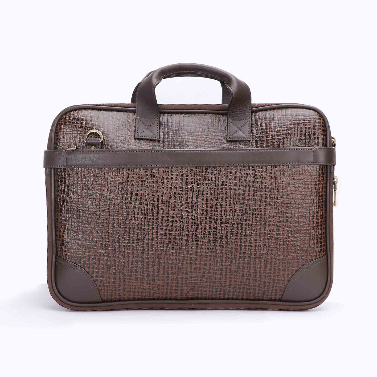 Brown Leather Briefcase File Bag Sling Bag Documents Pouch Featured Tablet Tab iPadLeather A4 File Handbag Formal Business 2024 Case Office bag