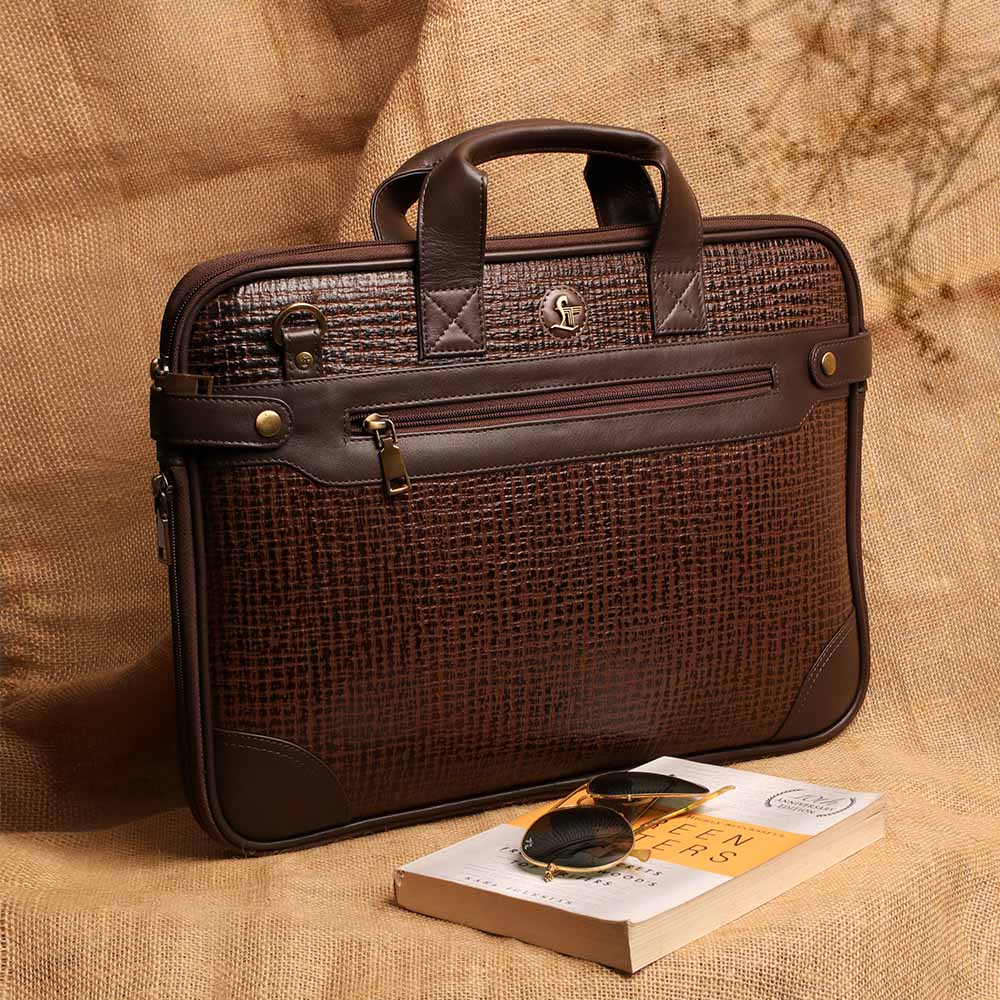 Office Folio Bag III Brown