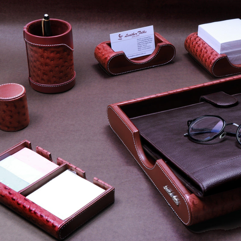 Desktop Accessory Set XI - Leather Talks 